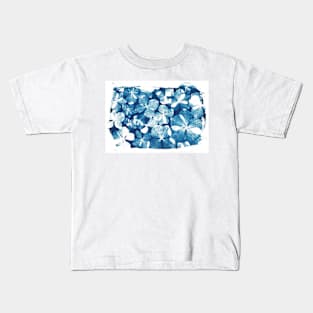 Hydrangea Cyanotype Kids T-Shirt